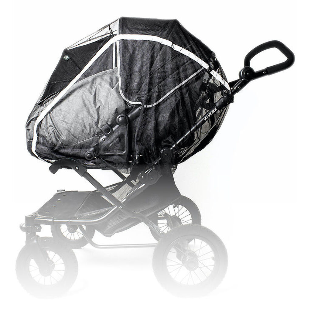 Easygrow Myggenet Til Tvillingebarne/-klapvogn - Sort