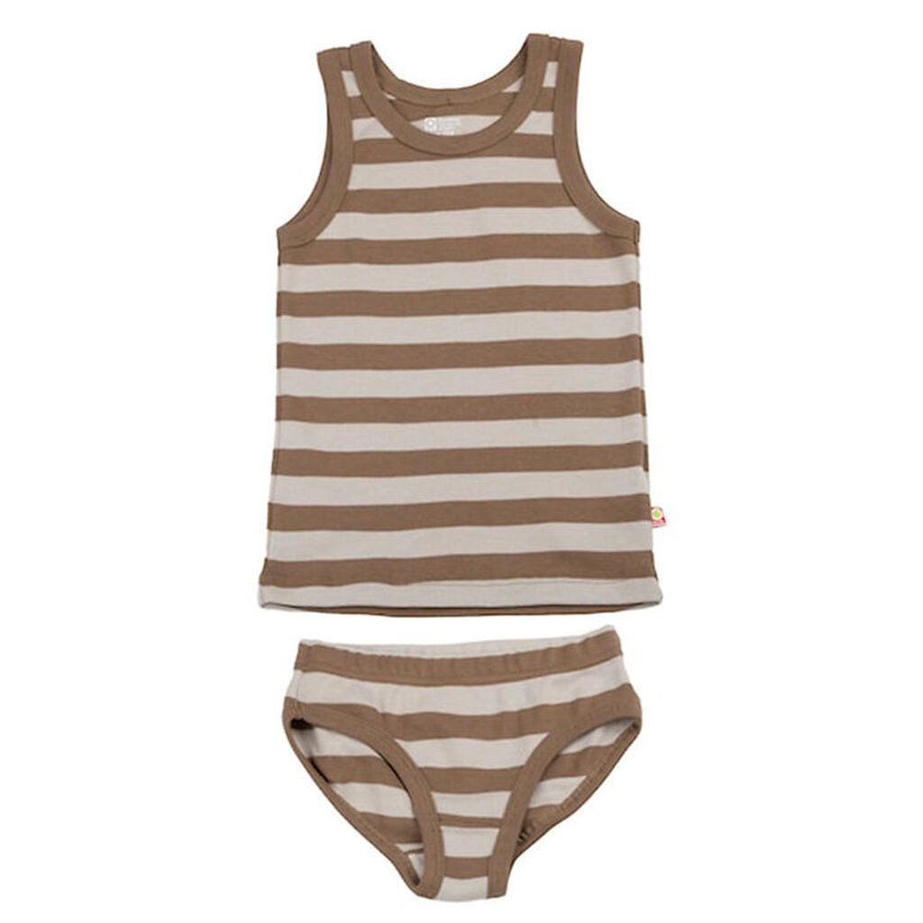 Katvig Undertøj - Brun/Beige Stribet