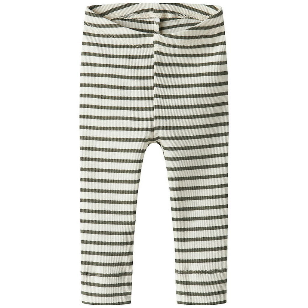 Name It Leggings - Rib - Noos - NbnBani - Dusty Olive