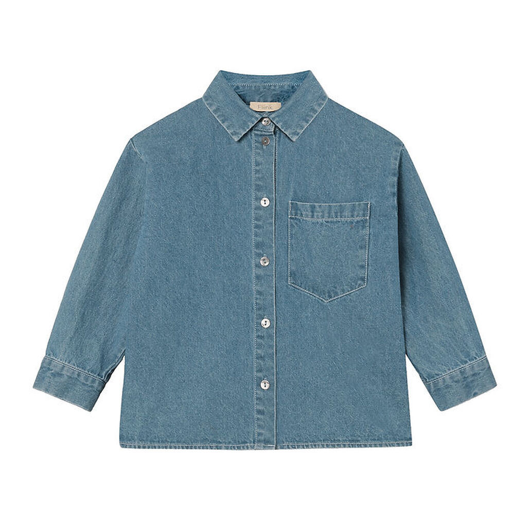 Fliink Skjorte - Don - Light Denim Blue
