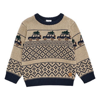 Hust and Claire Bluse - Strik - HCPelle - Jeep - Biscuit m. Jeep