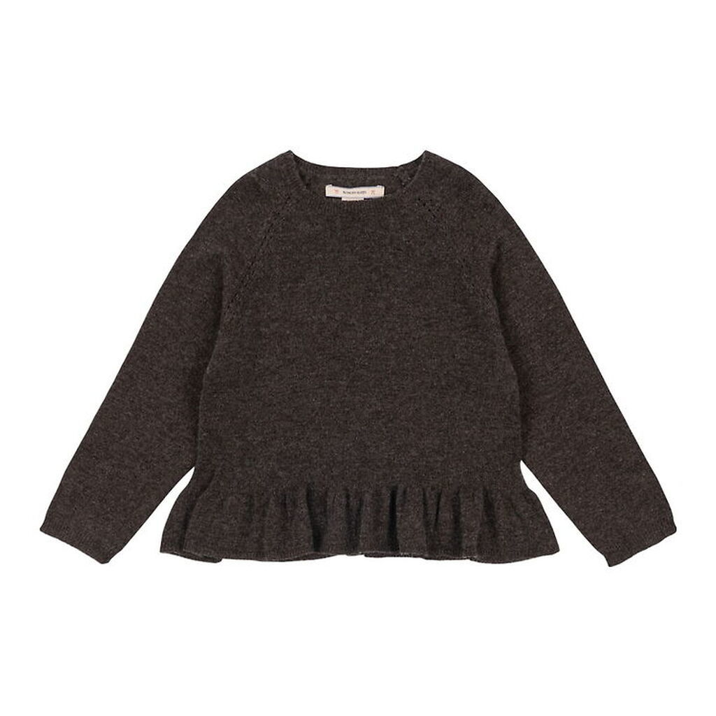 Konges Sløjd Bluse - Strik - Cathy - Brown Melange