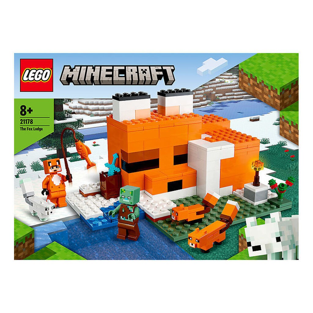 LEGOÂ® Minecraft - Rævehytten 21178 - 193 Dele