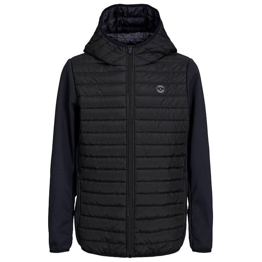 Jack & Jones Dynejakke - JjeMulti - Noos - Sort