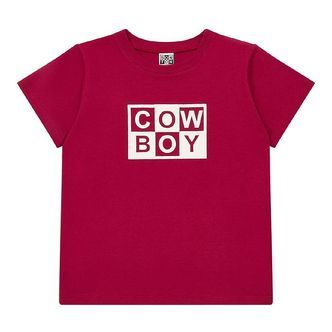 Bonton T-shirt - Cowboy - Rouge Billy