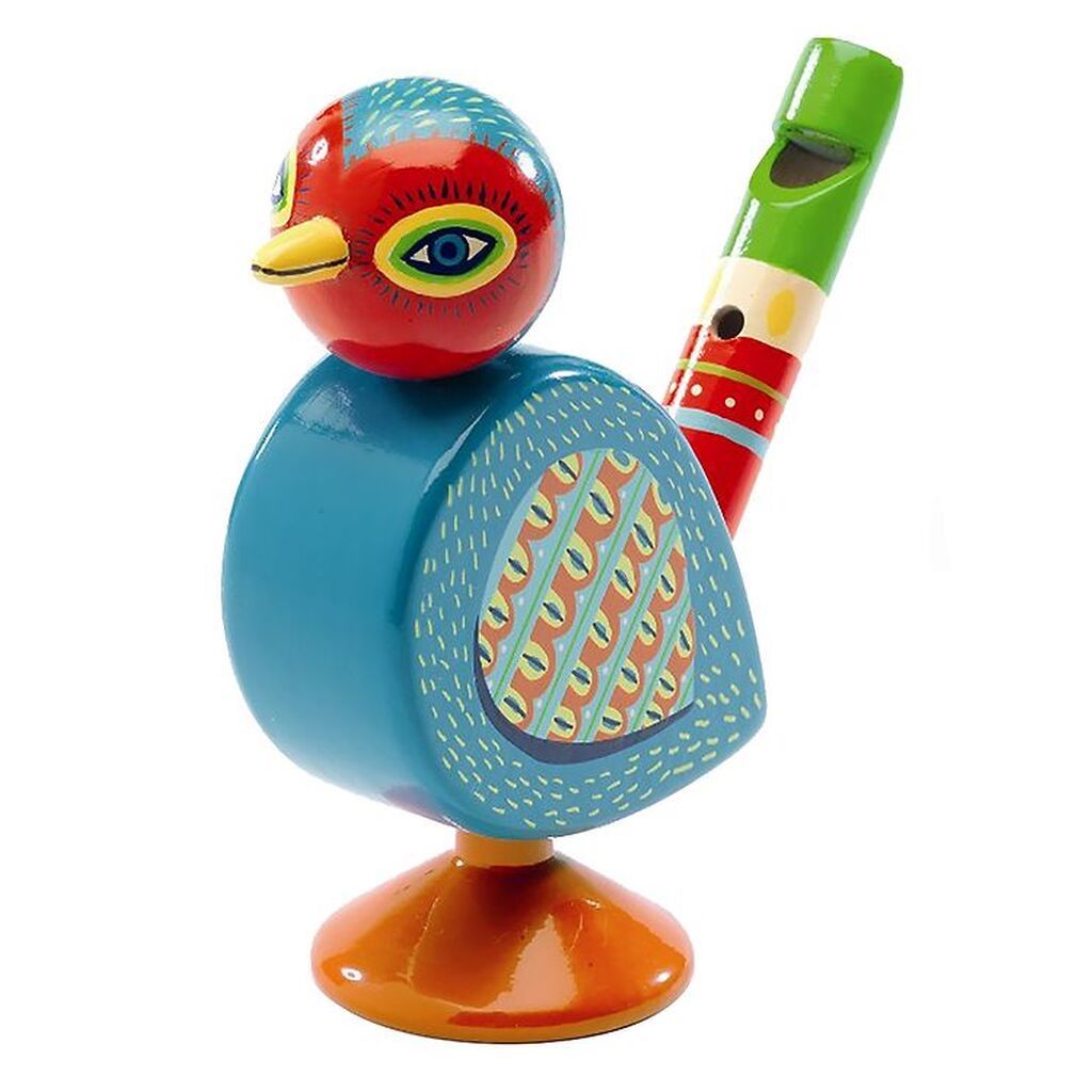 Djeco Fløjte - 11 cm - Træ - Fugl