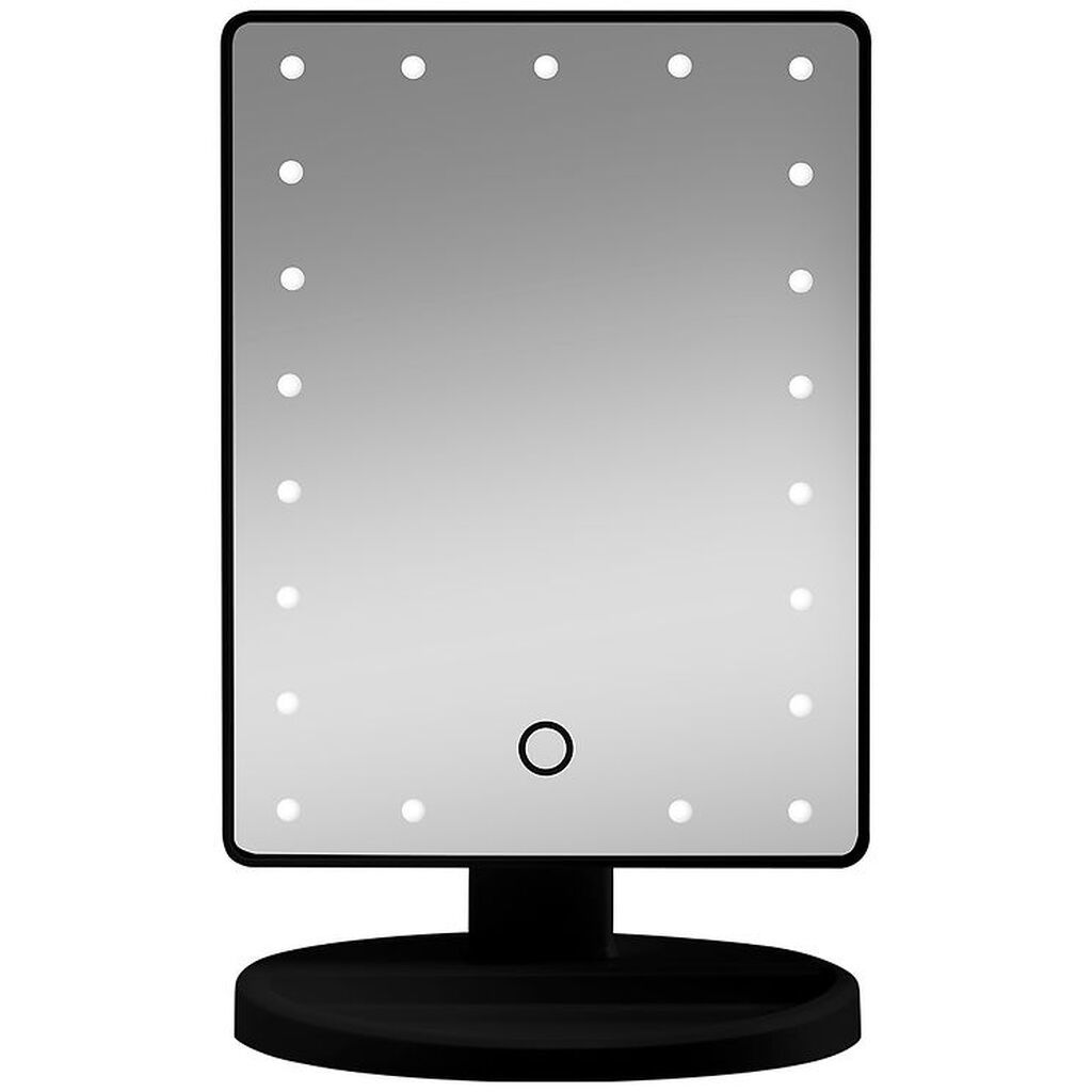 Gillian Jones Bordspejl - Firkant - LED/Touch - Sort