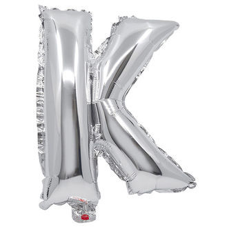 Decorata Party Foileballon - 35 cm - K - Sølv