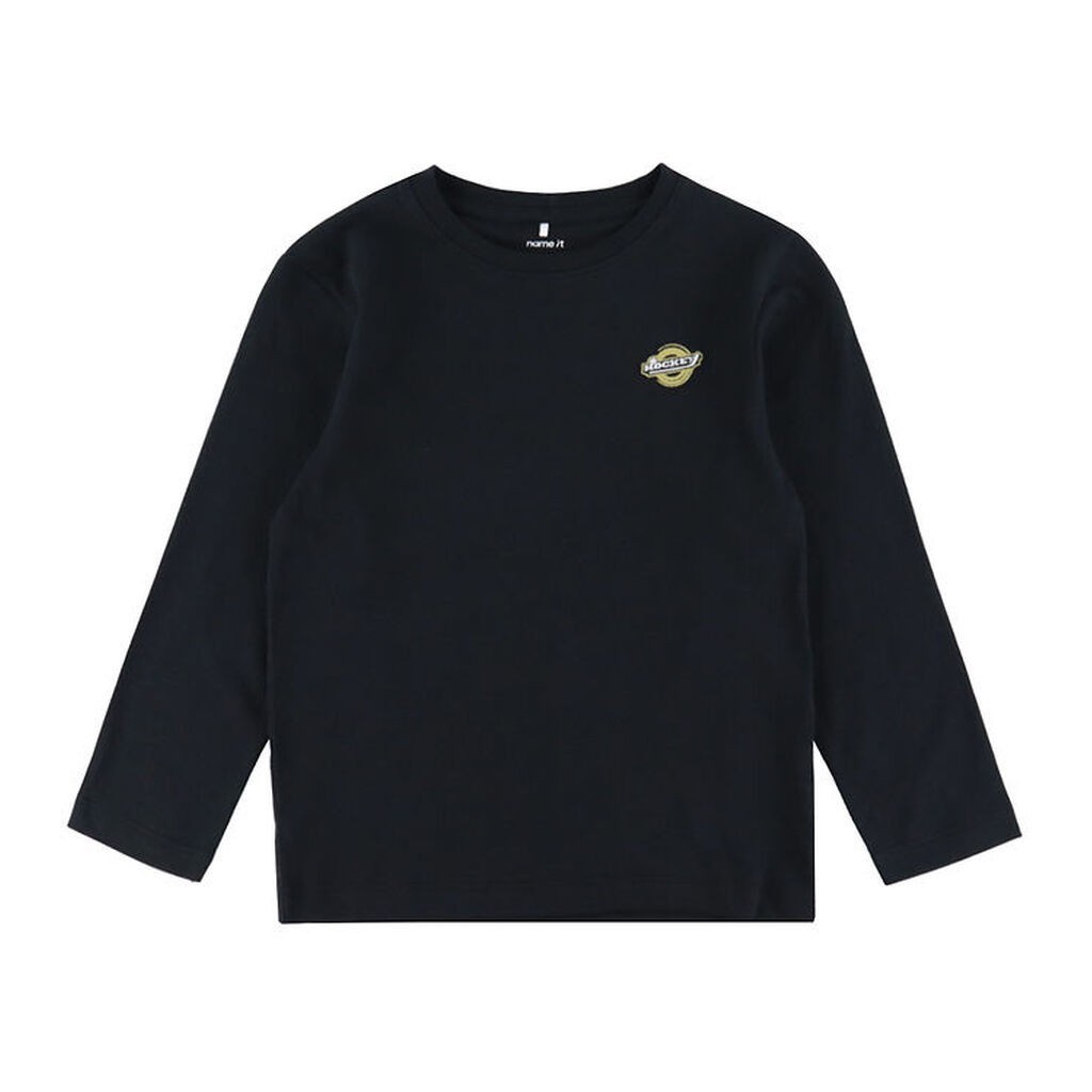 Name it Bluse - NkmVimpel - Black/Hockey