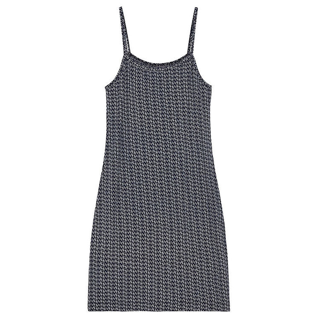 Designers Remix Kjole - Bambus - Jenna - Navy/Logo Print