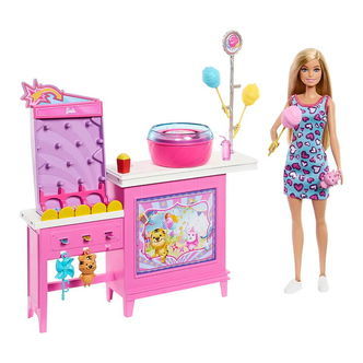 Barbie Dukke - 30 cm - Mysteries Cotton Candy & Games Playset