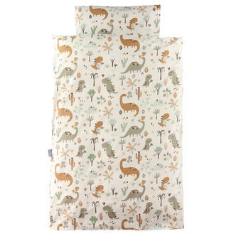 Nørgaard Madsens Sengetøj - Junior - Beige m. Dino
