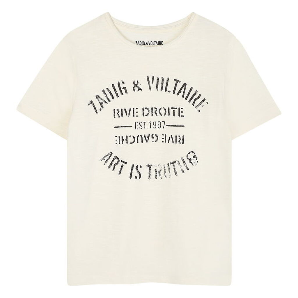 Zadig & Voltaire T-shirt - Off White m. Print