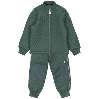 Mikk-Line Termotøj m. Fleece - Duvet - Coated - Balsam Green