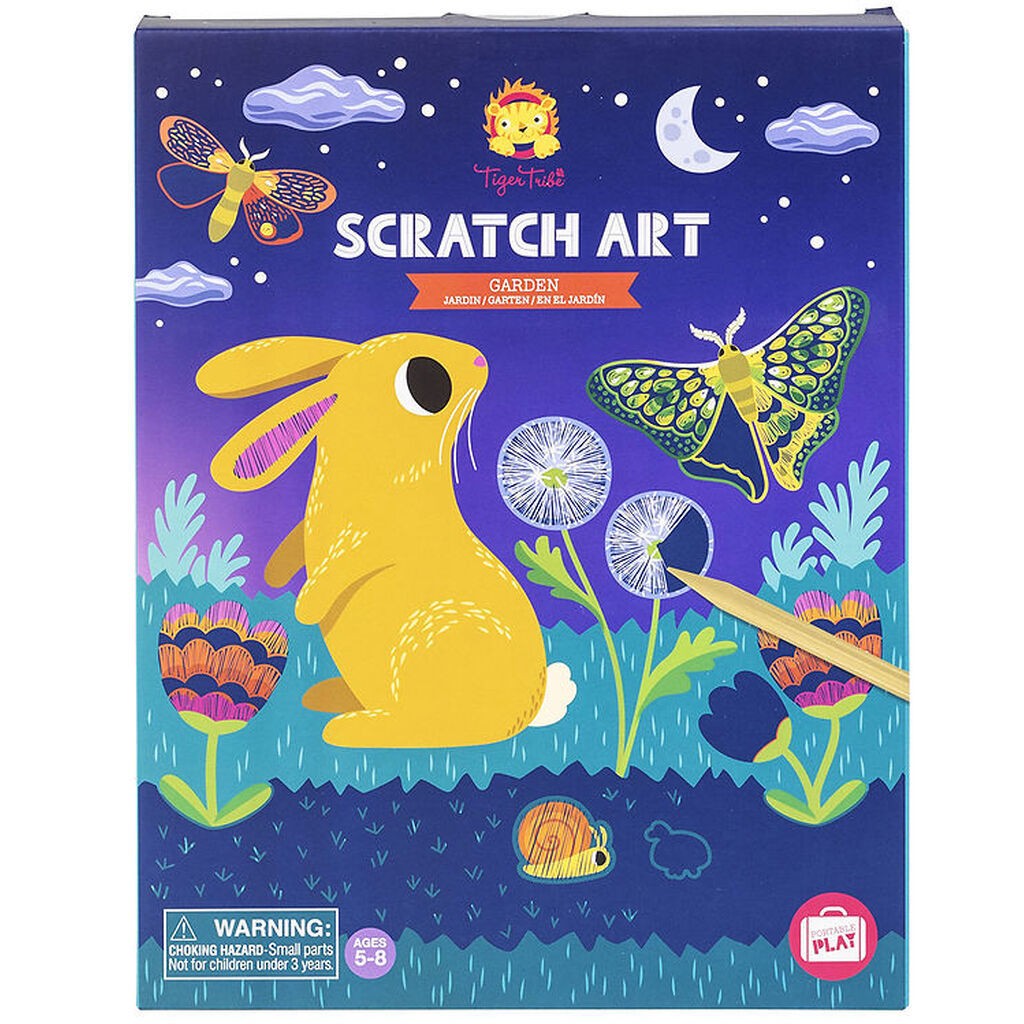 Tiger Tribe Skrabekort - 8 Stk. - Garden