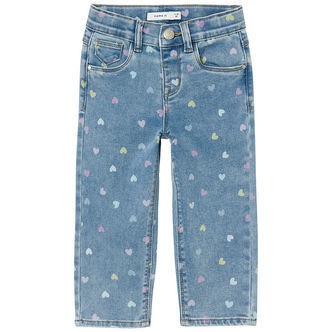 Name It Jeans - NmfBella - Medium Blue Denim/Hearts