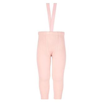 Condor Leggings m. Seler - Uld/Akryl - Pudderrosa