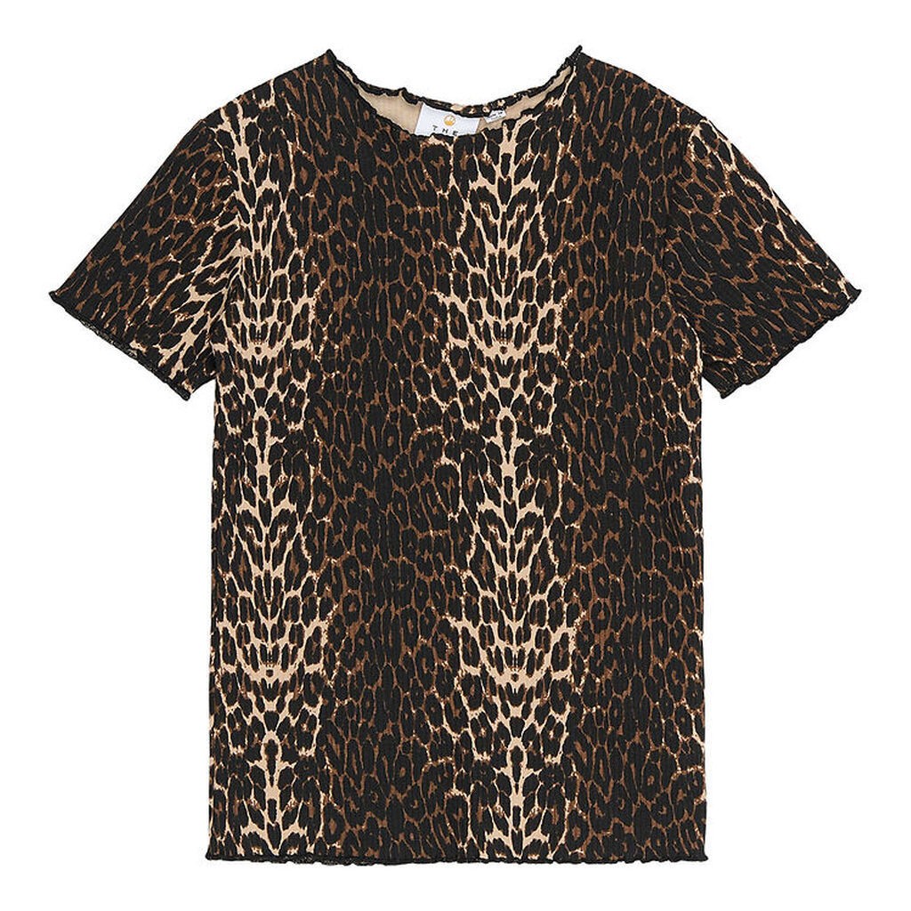 The New T-shirt - Rib - TnEllen - Oxford Tan AOP