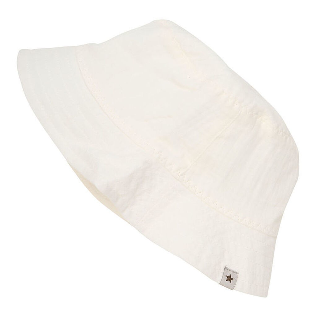 Huttelihut Bøllehat - Musselin - Antique White