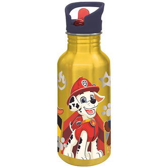 Paw Patrol Drikkedunk - 545 ml - Aluminum - Gul/Blå