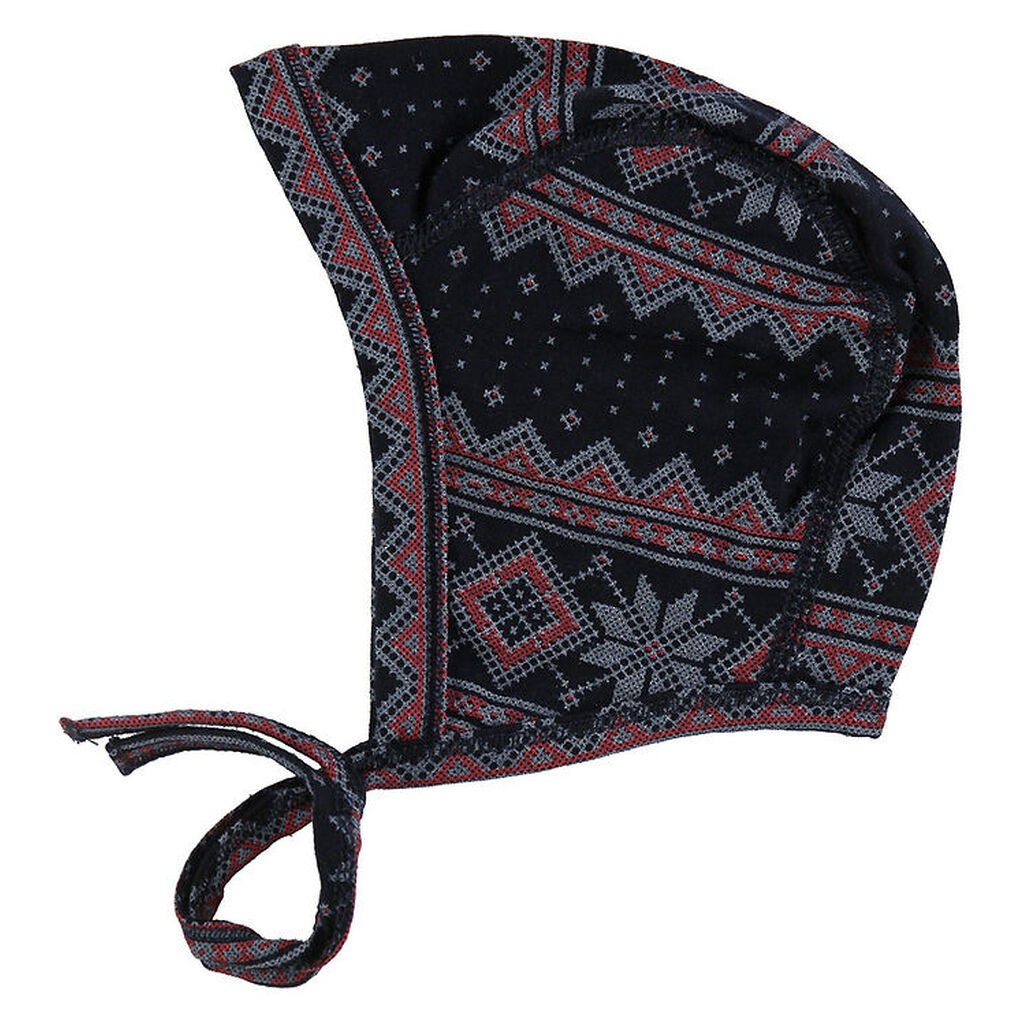 Joha Babyhjelm - Uld - Sort m. Stjerner