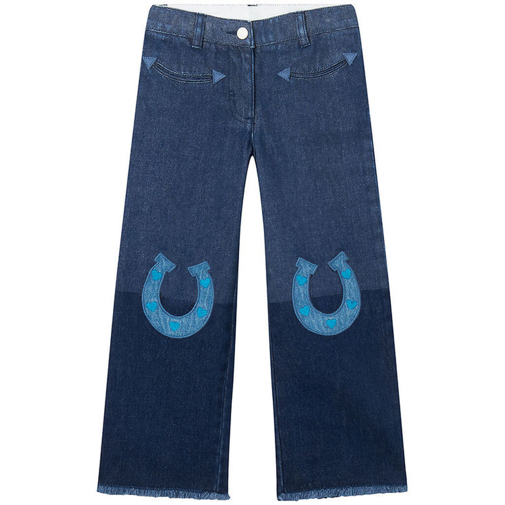 Stella McCartney Kids Jeans - Blå m. Hestesko