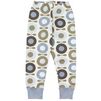Katvig Leggings - Blå m. Æbler