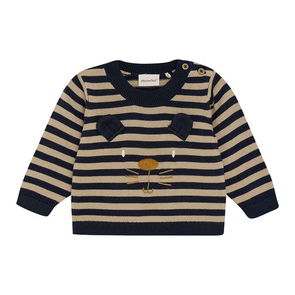 Minymo Bluse Knit - Parisian Night