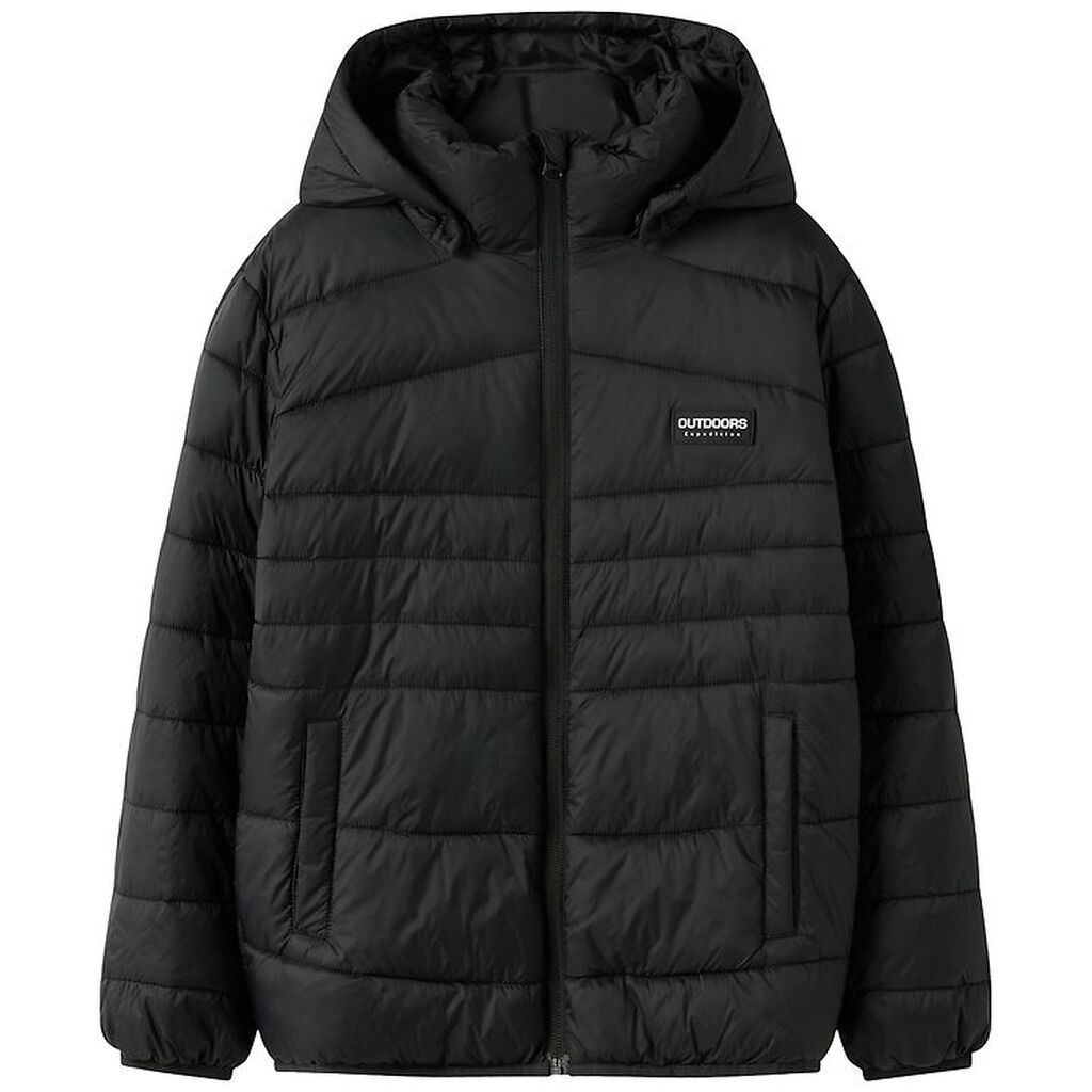 Name It Dynejakke - NkmMarble - Sort