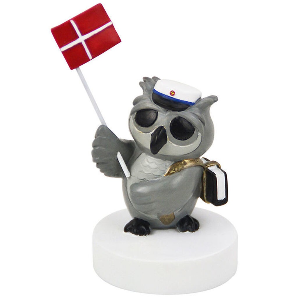 Kids by Friis Ugle m. Bog Og Flag - Blå