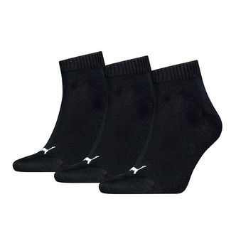 Puma Ankelstrømper - 3-pak - Quarter Plain - Sort