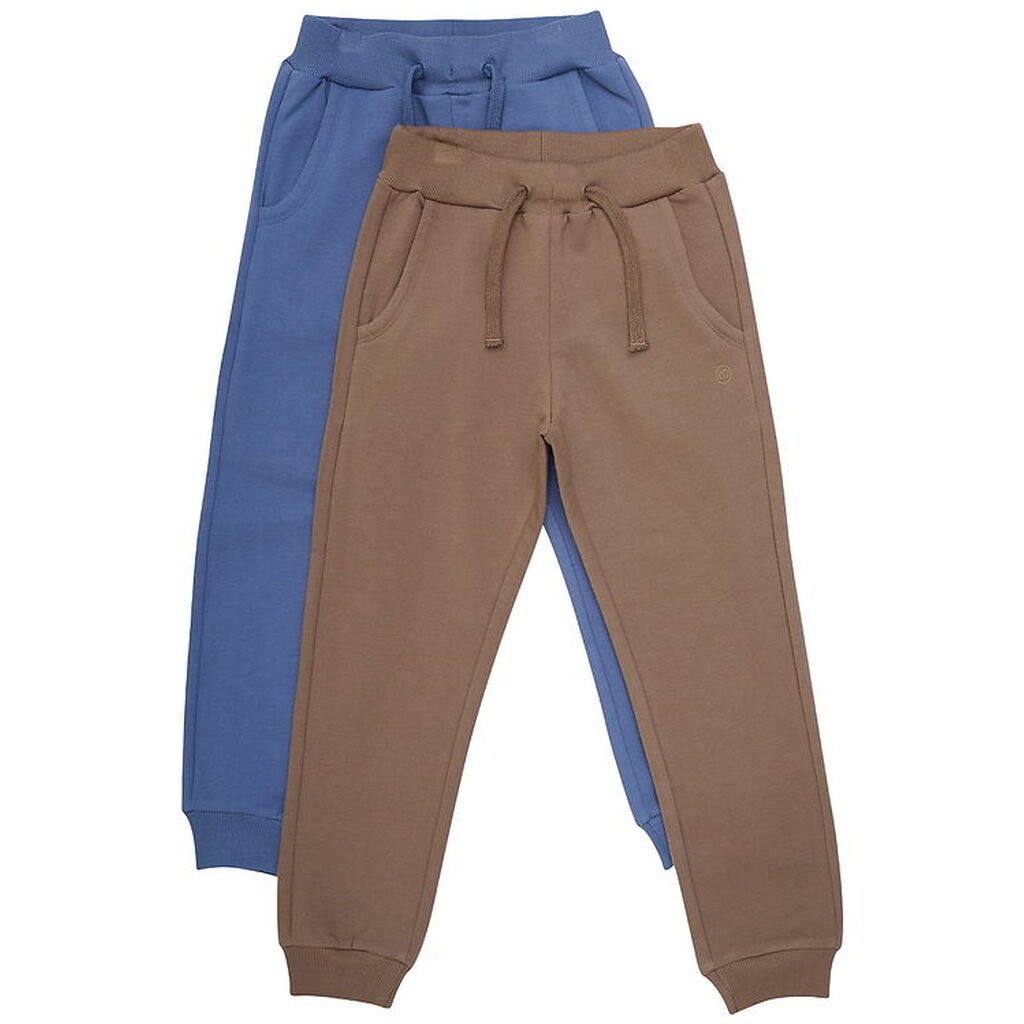 Minymo Sweatpants - 2-pak - Vintage Indigo