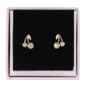 MillaVanilla Øreringe - Cherry Bling - Guld