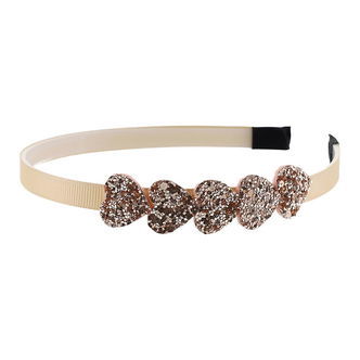 By Stær Hårbøjle - Hjerte - Beige