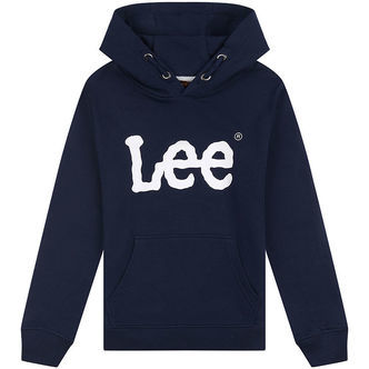 Lee Hættetrøje - Wobbly - Navy Blazer m. Logo