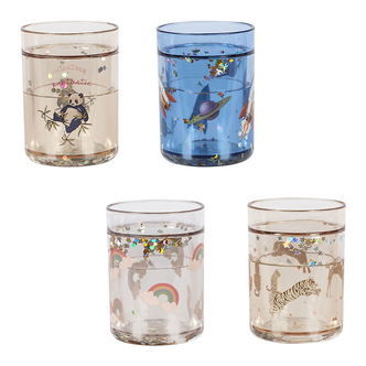 Konges Sløjd Glitterkopper - 4-Pak - Multi