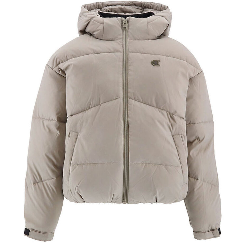 Calvin Klein Dynejakke - Kort - Mourning Dove Grey