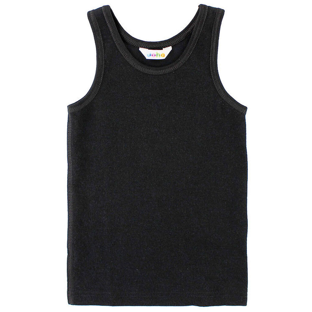 Joha Undertrøje - Uld/Bomuld - Sort