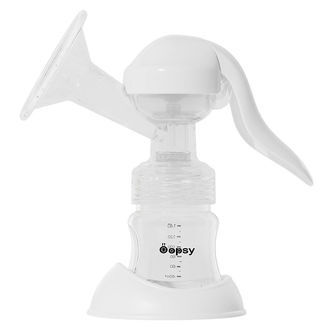 Oopsy Brystpumpe - Manuel - Hvid