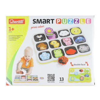 Quercetti Puslespil - Magnetisk Puslespil m. Farver