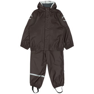 Mikk-Line Regntøj m. Seler - PU - Raisin