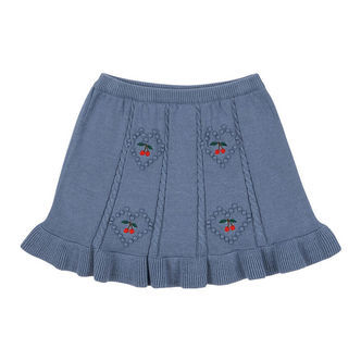 Konges Sløjd Nederdel - Strik - Soleil - Country Blue