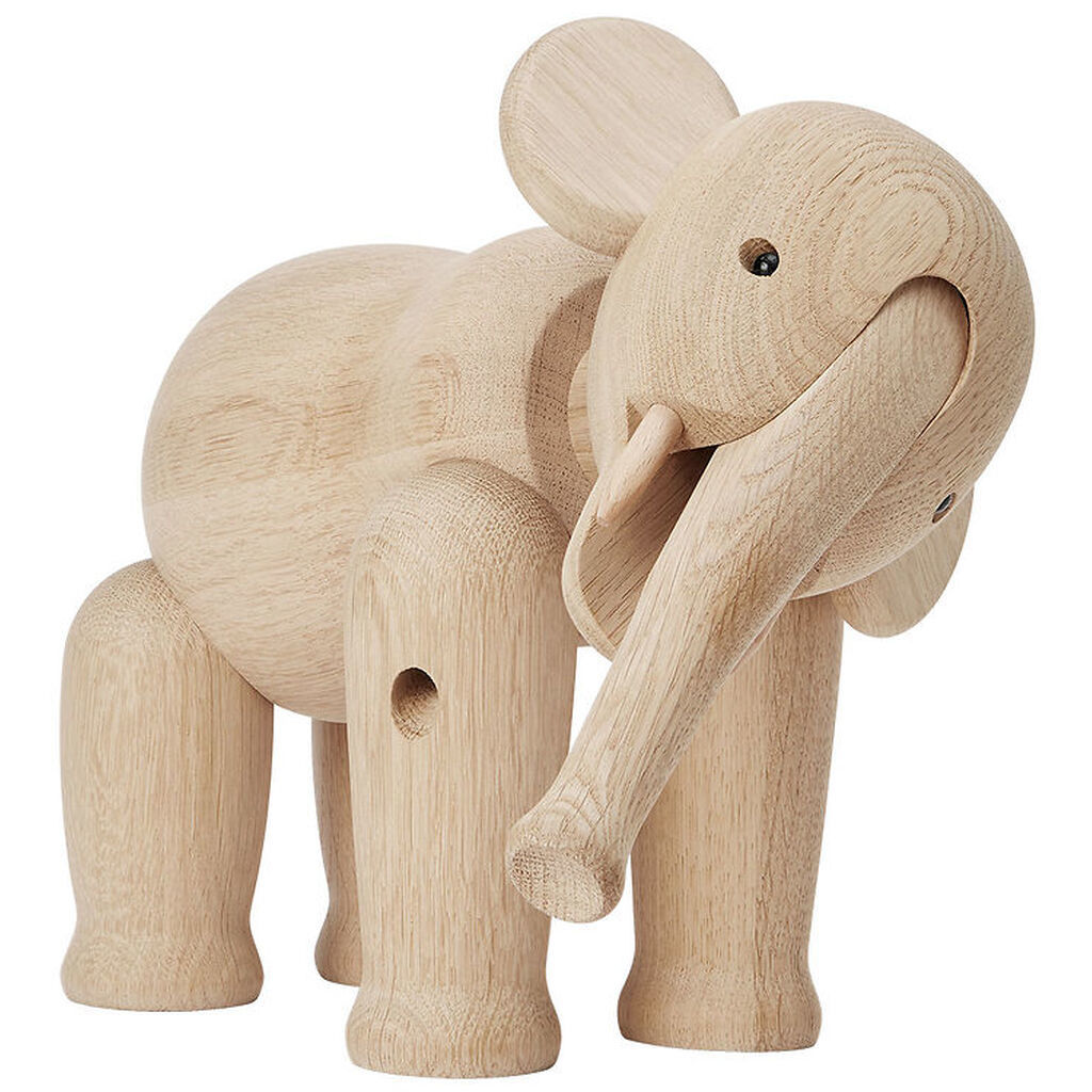 Kay Bojesen Træfigur - Elefant - Stor - 22 cm - Eg