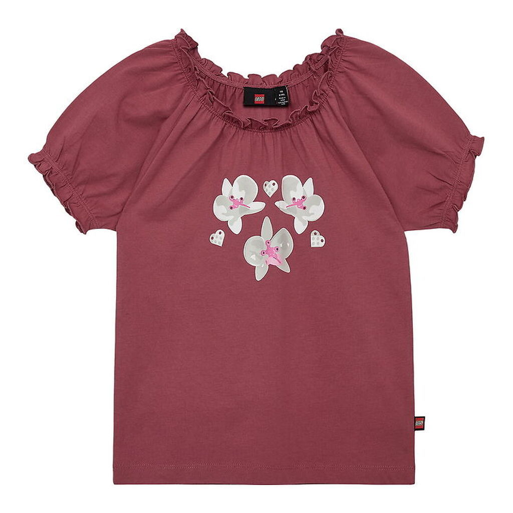 LEGOÂ® Wear T-shirt - LwtAja - Rosa m. Blomster