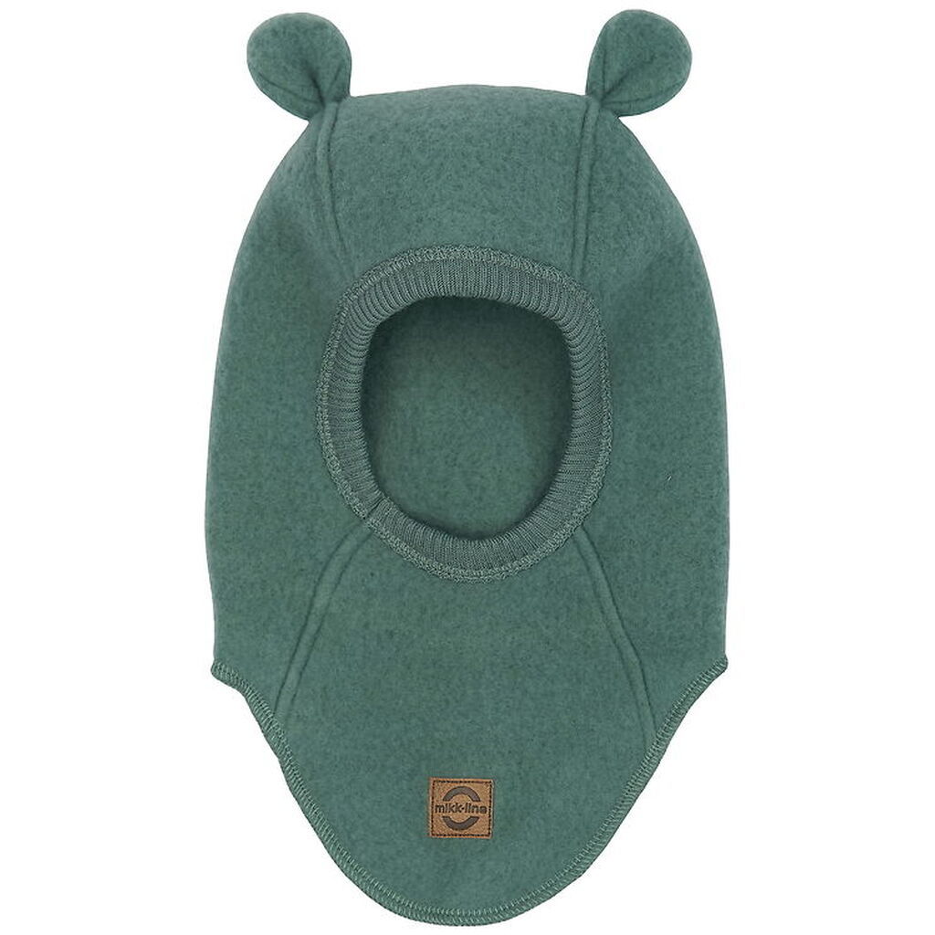 Mikk-Line Elefanthue - Uld - 1-lags - Balsam Green m. Ører