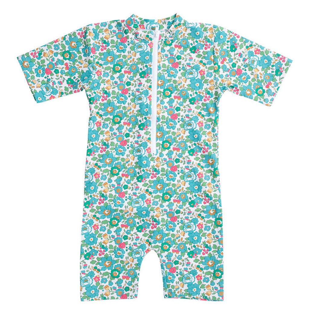 Petit Crabe Badeheldragt - Noe - UV50+ - Betsy m. Blomster