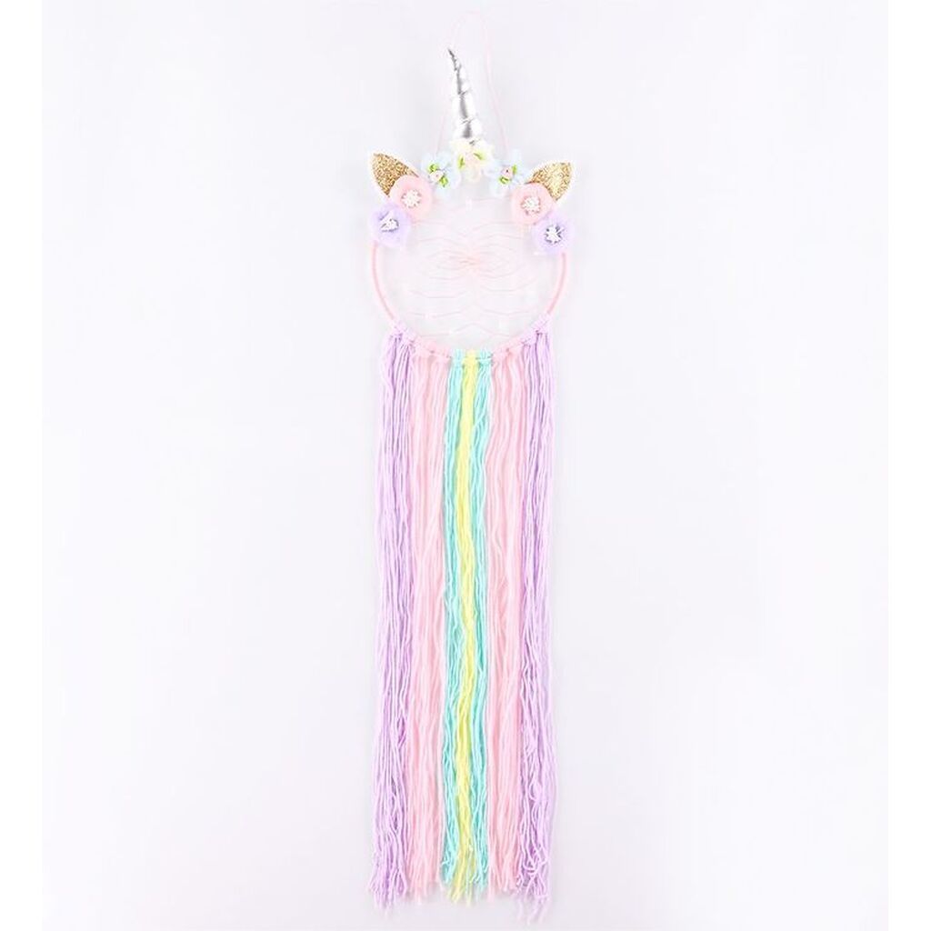 MillaVanilla Drømmefanger - Ophæng m. Enhjørning/Garn - Confetti