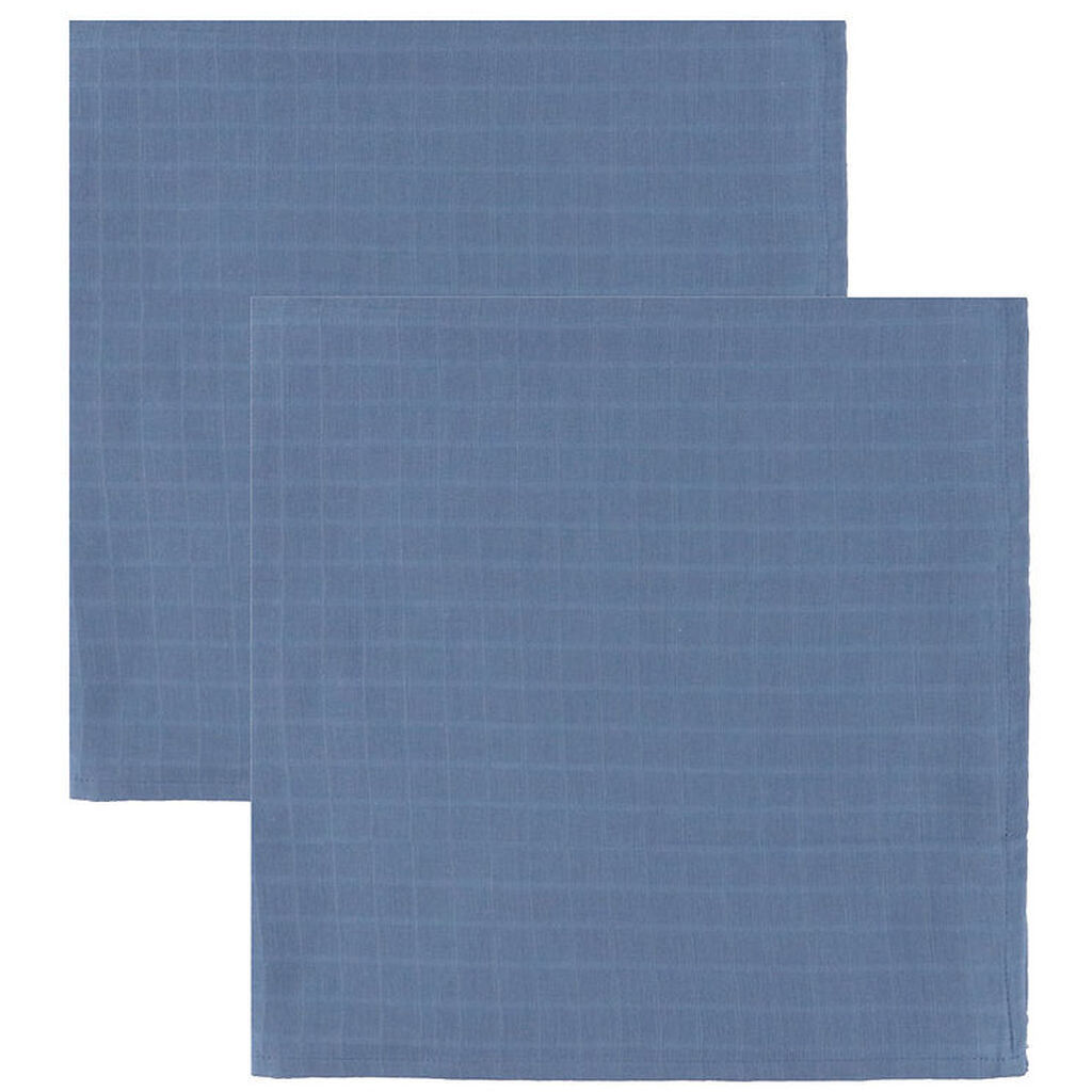 Cam Cam Stofbleer - 70x70 cm - 2-pak - Deep Blue