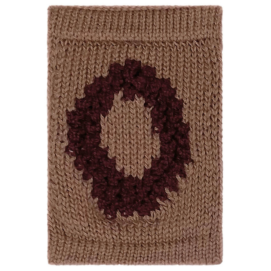 Smallstuff Strikket Bogstav - O - Rosa Alfabet