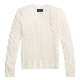 Polo Ralph Lauren Bluse - Strik - Hvid